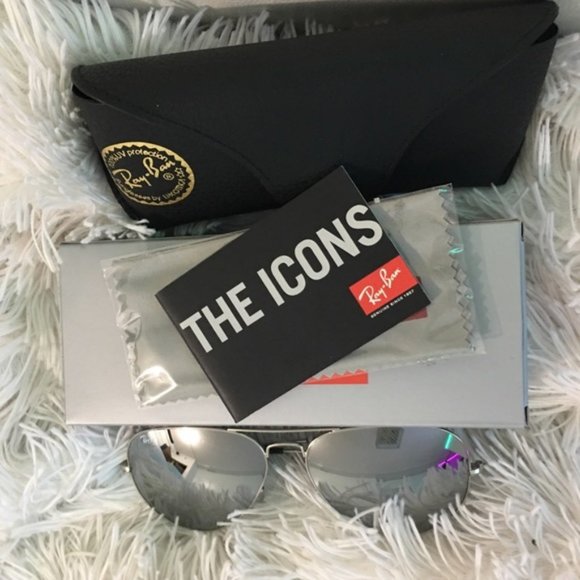 Ray ban aviator mirror silver lens - Picture 8 of 13